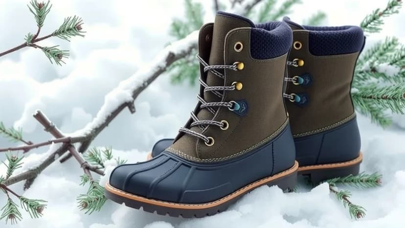 Fodrade vinterskor för herr som håller värmen