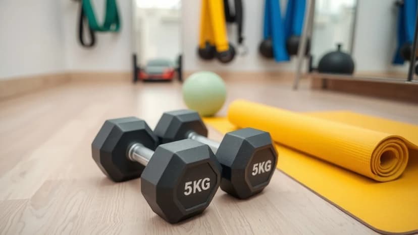 Hantlar 5 kg för bättre träning hemma