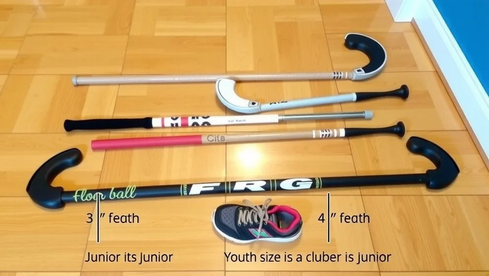 Vilken längd ska innebandyklubba för barn ha