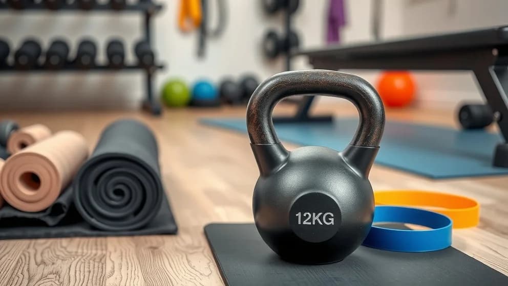 Kettlebell 12 kg för bättre styrka hemma