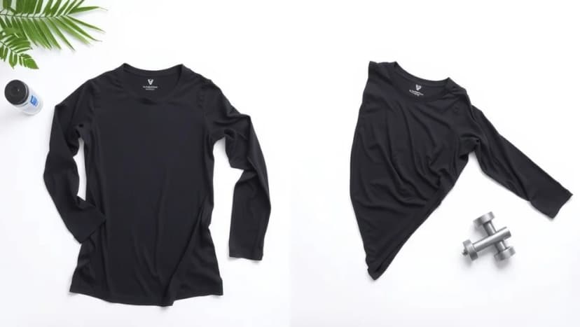 Långärmad träningströja dam som passar perfekt