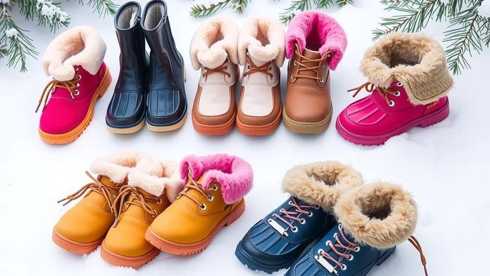 Moon boots barn som värmer och skyddar