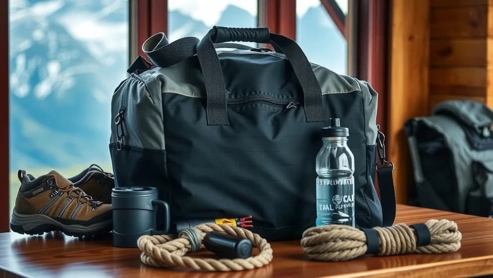 North Face duffel bag väskor som håller i varje äventyr