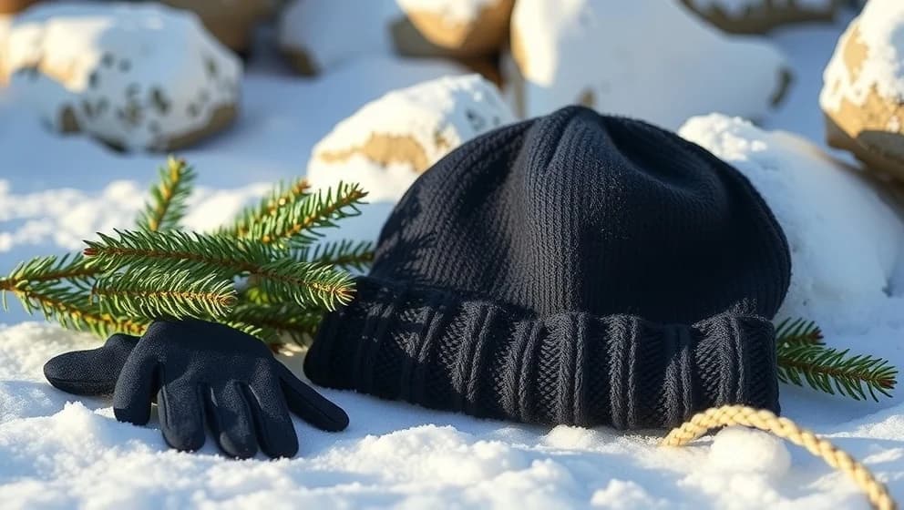 North Face mössa som håller värmen hela året