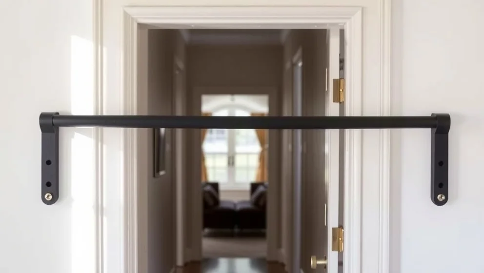 Träna hemma med pull up bar dörr