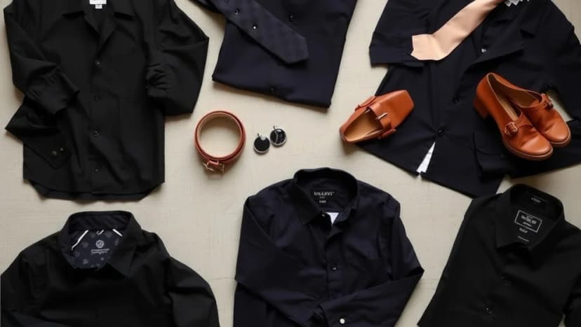 Svart skjorta herr för varje tillfälle