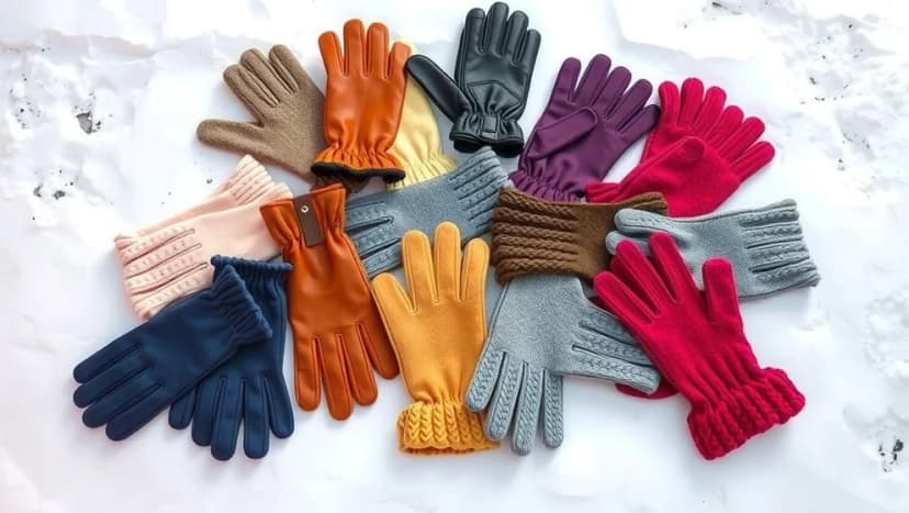 Varma vantar dam som håller värmen bäst