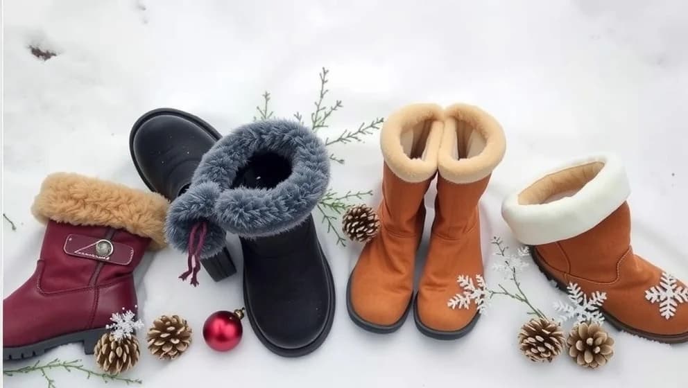 Varma vinterskor dam i rea nu