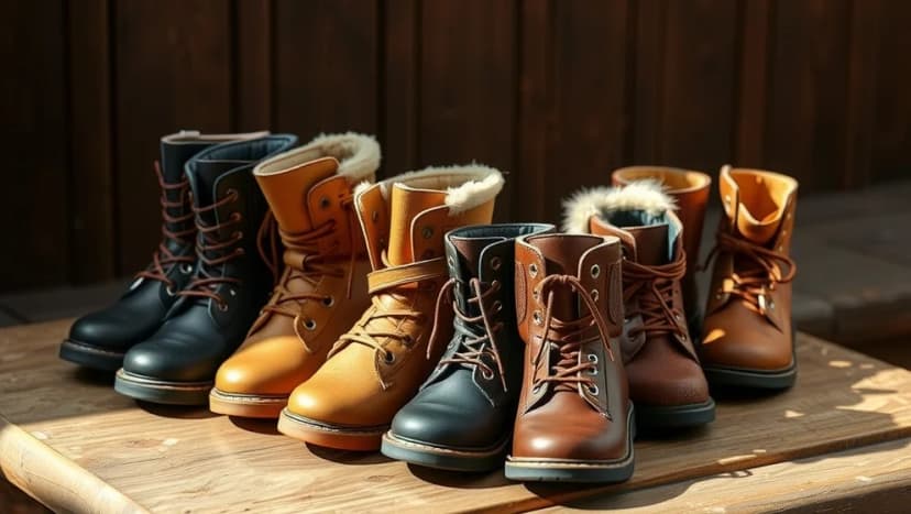 Viking stövlar barn som passar alla barn